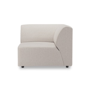 Canapea modulara bej din textil 94 cm Jax Right HKliving