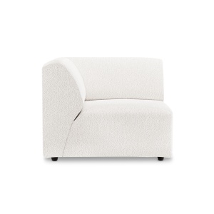 Canapea modulara crem din textil 94 cm Jax Left End Boucle HKliving