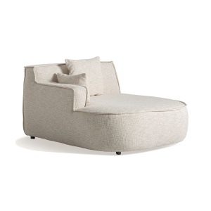 Canapea modulara exterior bej din textil pentru 1 persoana Shol Left Vical Home