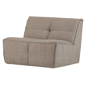 Canapea modulara kaki/maro din textil pentru 1persoana Cluster Woood