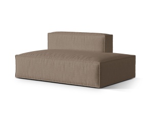 Canapea modulara maro cappuccino din textil pentru 3 persoane Nuria R Structural Micadoni