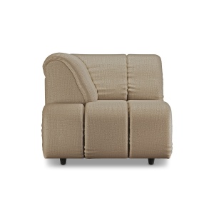 Canapea modulara maro din textil 98 cm Wave High Pure Left HKliving