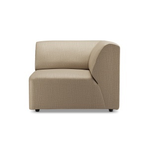 Canapea modulara maro pamantiu din textil 94 cm Jax Right HKliving