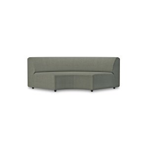 Canapea modulara verde army din textil 208 cm Jax Round HKliving