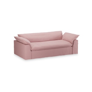 Canapea roz din textil pentru 3 persoane Nomad Wise HKliving