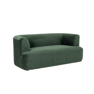 Canapea verde din catifea 165 cm Morgan Bloomingville