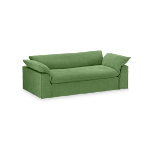 Canapea verde din catifea pentru 3 persoane Nomad Royal HKliving