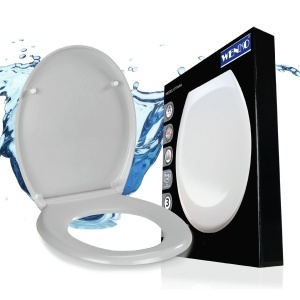 Capac pentru toaleta alb din plastic Ottana Wenko