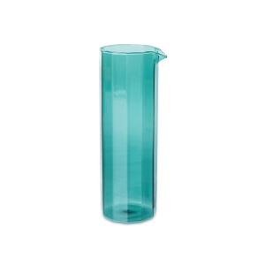 Carafa albastru teal din sticla 1.1 L Sunlit HKliving