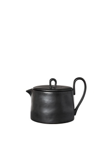 Ceainic negru din ceramica 150 ml Flow Ferm Living