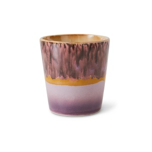 Ceasca multicolora din ceramica 230 ml 70s Blast HKliving