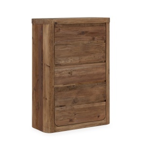 Comoda maro din lemn 92 cm Abe Thai Natura