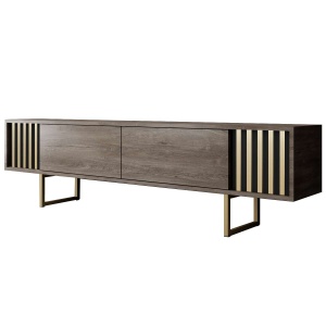 Comoda TV aurie/maro 180 cm Gold Line The Home Collection