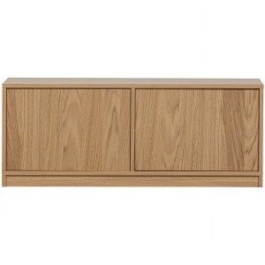 Comoda TV maro din lemn 110 cm Modulair Woood