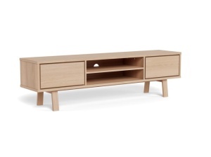 Comoda TV maro din lemn 180 cm Lamberth Quiet Object