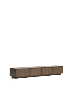 Comoda TV maro din lemn 200 cm Helvine Walnut Kave Home