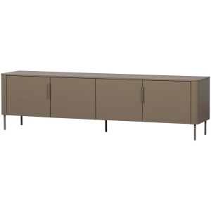 Comoda TV maro mud din lemn 200 cm Gunnar Woood