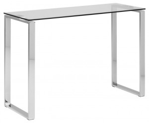 Consola din sticla transparenta 110 cm Katrine Quiet Object