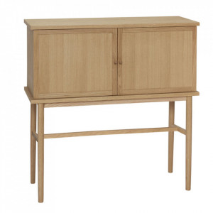 Consola maro din lemn 90 cm Dash Hubsch