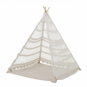 Cort de joaca crem din bumbac Herle Bloomingville Mini