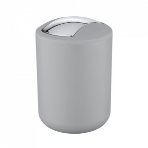 Cos de gunoi din plastic gri 2 L Brasil Wenko