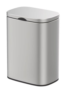 Cos de gunoi gri din metal 5 L Sare Wenko