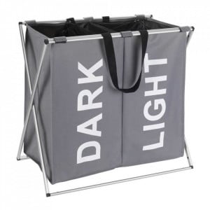 Cos de rufe gri din fibre sintetice 120 L Duo Wenko