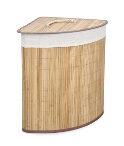 Cos de rufe maro/alb din bambus Ananda Angular Bizzotto