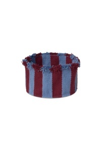 Cos din bumbac albastru indigo Small Lorena Canals