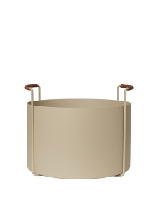 Cos pentru lemne crem din metal Port Ferm Living