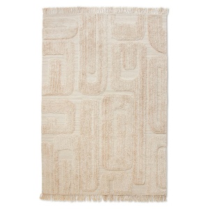 Covor crem din fibre 200x300 cm Limestone HKliving