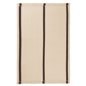 Covor crem/maro din fibre naturale 140x200 cm Calm Kelim Ferm Living