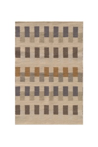 Covor din fibre naturale crem/multicolore 86x130 cm Intersecting Lorena Canals