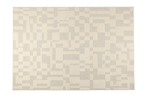 Covor gri/bej din fibre naturale 160x230 cm Bricks Zuiver