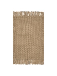 Covor maro tan/negru din fibre naturale 170x240 cm Udo Ferm Living