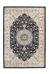Covor multicolor din poliester Classic Oriental Navy Lalee (diverse dimensiuni)