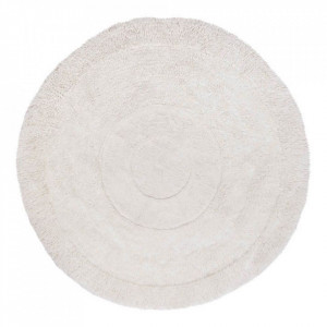 Covor pentru copii alb din fibre naturale 250 cm Arctic Lorena Canals