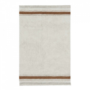 Covor pentru copii bej/maro din bumbac 90x130 cm Gastro Lorena Canals