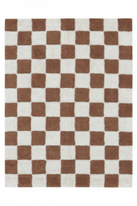 Covor pentru copii bej/maro inchis din bumbac 120x160 cm Little Lorena Canals
