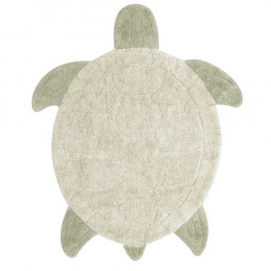 Covor pentru copii bej/verde din bumbac 110x130 cm Wonders Lorena Canals