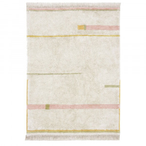 Covor pentru copii multicolor din bumbac 140x200 cm Eco-City Lorena Canals