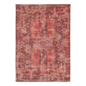 Covor rosu din fibre sintetice Red Brick Louis de Poortere (diverse dimensiuni)