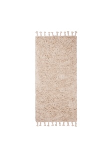 Covoras alb antic din bumbac 70x150 cm Amass Ferm Living