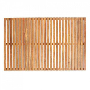 Covoras baie maro din lemn 55x85 cm Edris Wenko