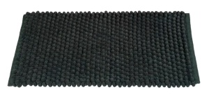 Covoras baie negru din fibre 50x80 cm Solivo Wenko