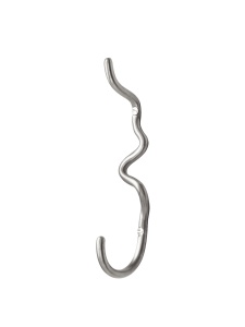 Cuier argintiu din metal Curvature Ferm Living