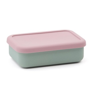 Cutie pentru pranz roz/turcoaz din fibre sintetice 12x18 cm Lili Kave Home