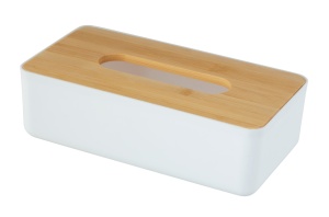 Cutie pentru servetele alba/maro din plastic Rotello Wenko