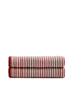 Cuvertura rosie/alba din bumbac 180x240 cm Sini Kave Home