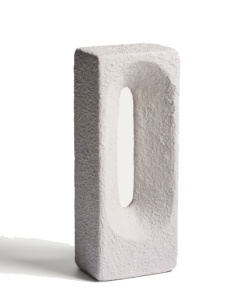 Decoratiune gri deschis din hartie 33 cm Vriona Kave Home